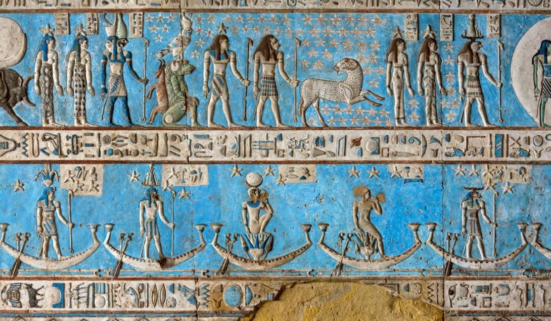 Restauran pinturas astronómicas de un antiguo templo egipcio (FOTOS)-0