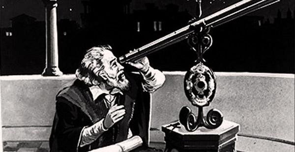 Galileo descubre las lunas mayores de Júpiter.-0