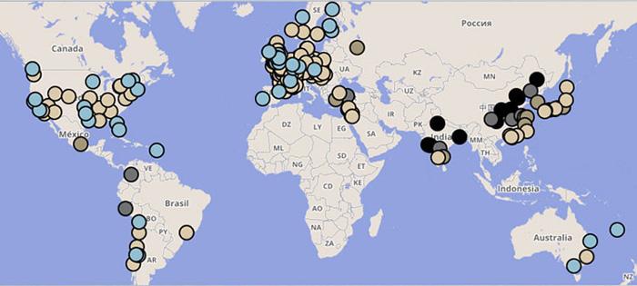 Elaboran un mapa de la contaminación mundial en tiempo real-0