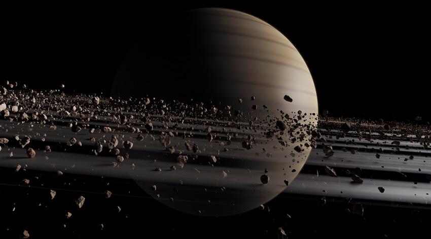 El violento origen de los anillos de Saturno-0